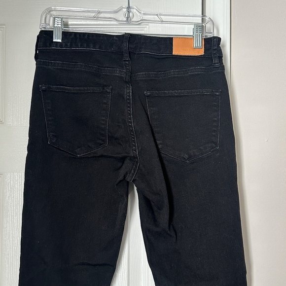 DEAR JOHN Black Jeans Size 27 Blaire Straight High Rise Cotton Blend - Picture 4 of 8